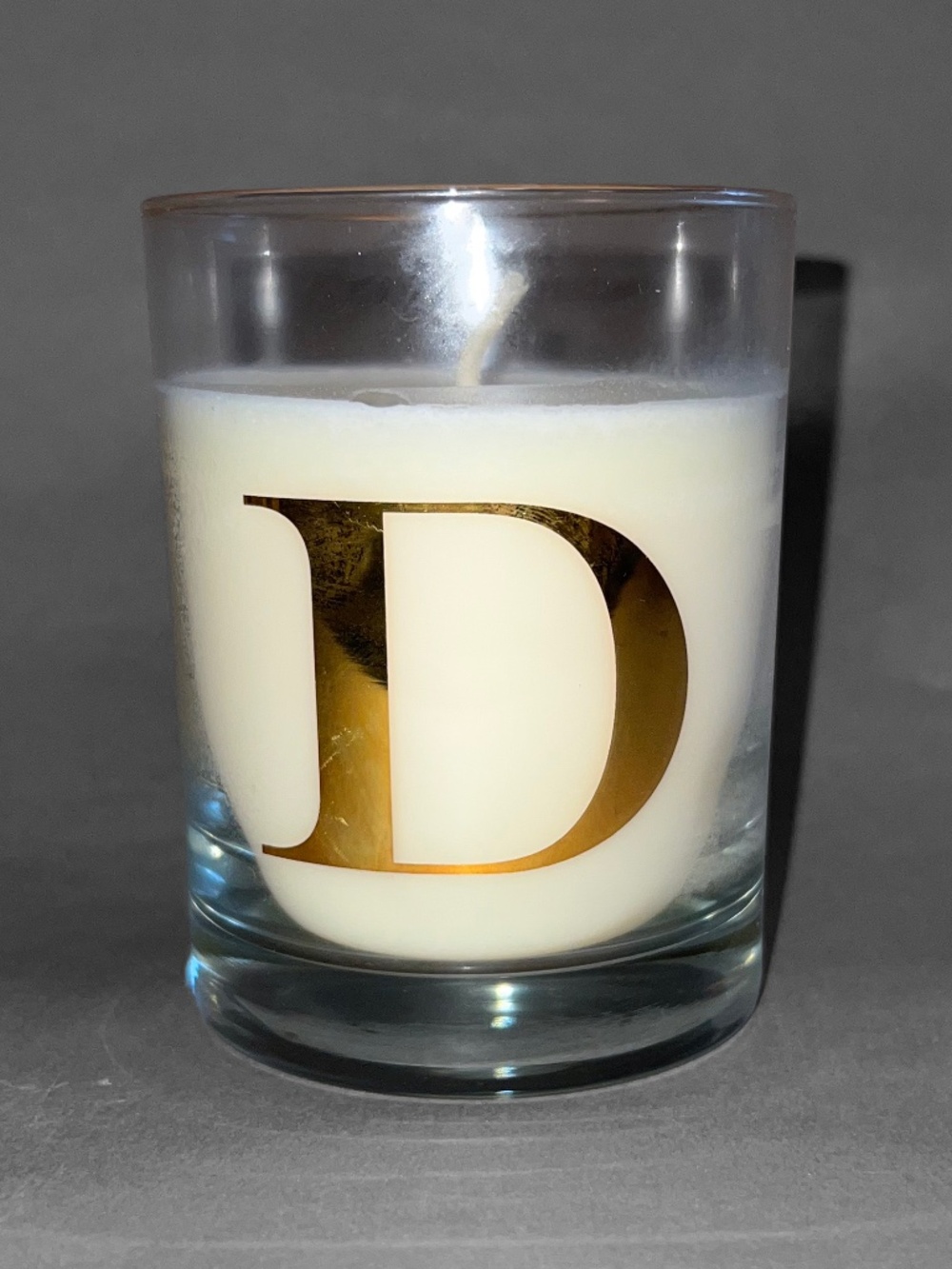 Williams Sonoma Letter "D" Candle